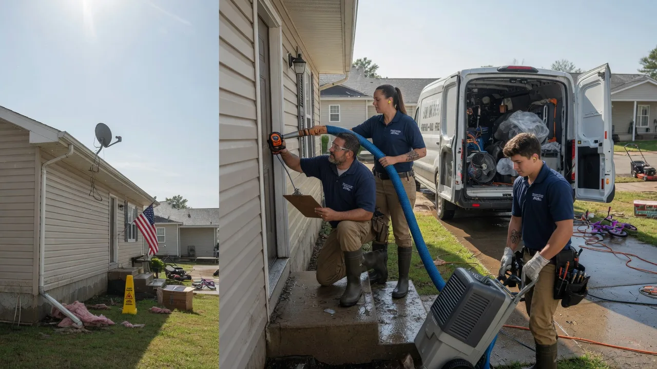 Ceiling Water Damage Restoration in Jacksonville, OH near me